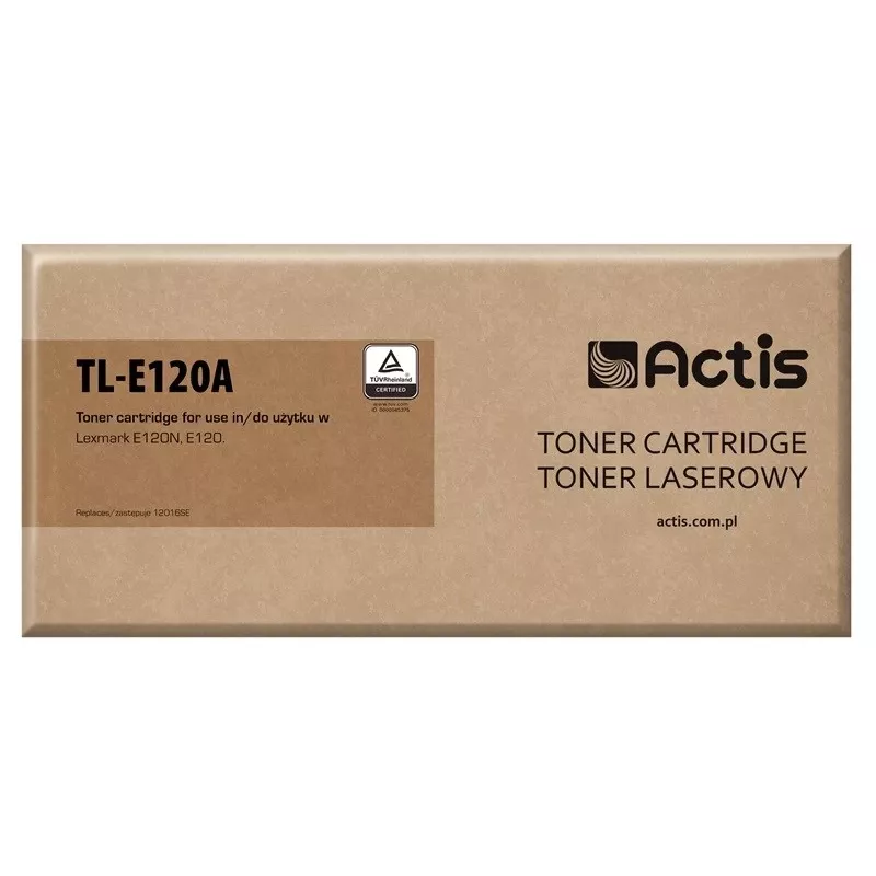 Actis TL-E120A dažiklis (Lexmark 12016SE pakaitalas; standartinis; 2000 puslapių; juodas)