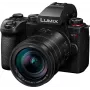 Panasonic Lumix G9 II + 12-60mm F2.8-4.0 25,21 MP Live MOS 11552 x 8672 pikseliai juoda (DC-G9M2LE)
