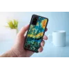 Apsauginis telefono dėklas iKins Samsung Galaxy S20 – juodos žvaigždėtos nakties dizainas
