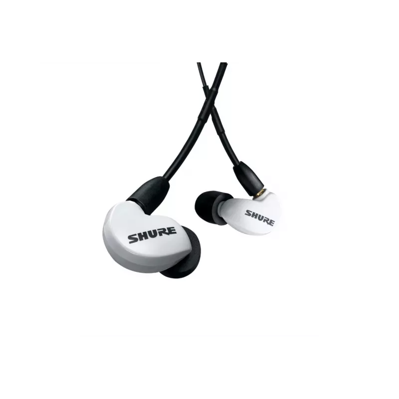 SE215DYWH+UNI-EFS - AONIC215 į ausis įdedamos ausinės su vienu garsiakalbiu ir 3,5 mm laidu (baltos)