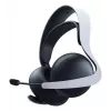 Sony PULSE Elite ausinės, laidinės ir belaidės, ant galvos, žaidimams, Bluetooth, įkrovimo stovas, juodos, baltos