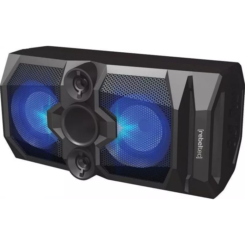 Rebeltec SoundBox 480 nešiojamas „Bluetooth“ stereo garsiakalbis juodas, 50W RMS