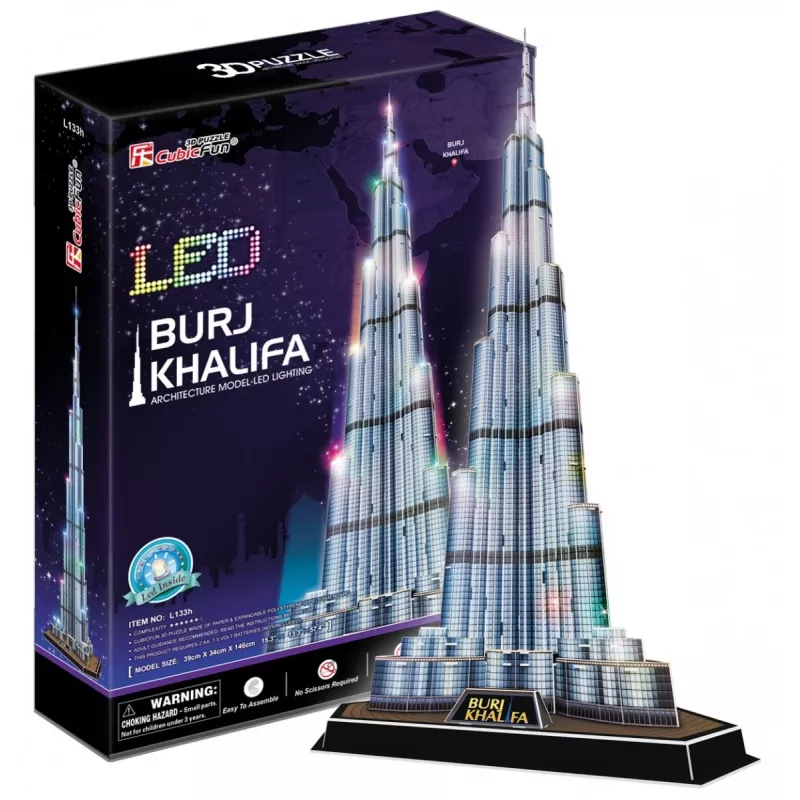 Cubicfun PUZZLE 3D Burj Khalifa (The Light) (DA-20508)