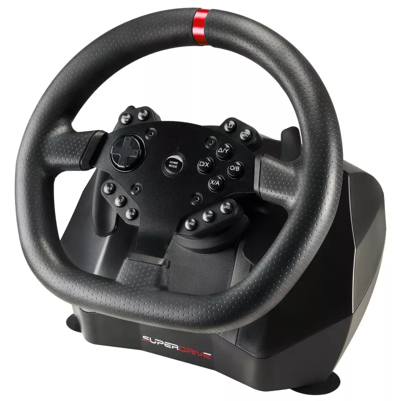 No name Subsonic Superdrive GS 950-X lenktynių vairas – suderinamas su PC, PS4, Xbox One, Xbox Series X/S