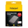 SSD diskas Intenso 500GB USB Type-C 3.2 Gen 2 Ruda