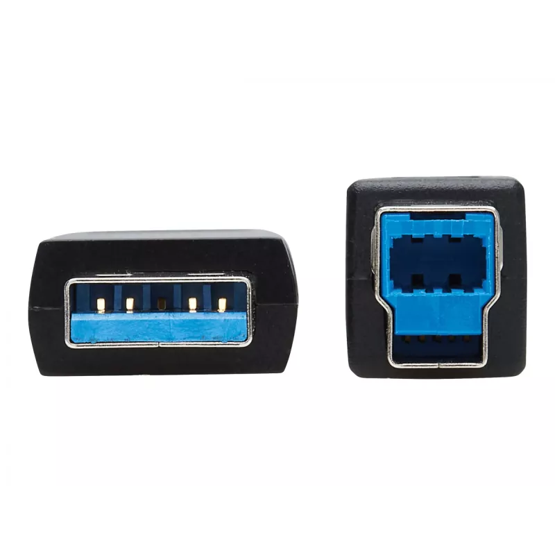 Eaton Tripp Lite Series USB 3.2 Gen 1 plenuminis pluoštinis aktyvus optinis kabelis (AOC) - A/B M/M, juodas, 20 m - USB kabelis - USB A tipo (M) į USB B tipo (M) - USB 3.2 Gen 1 - 20,0 m - P