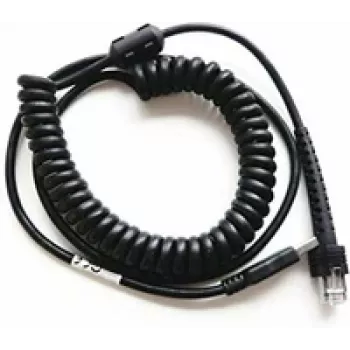 Datalogic CAB-545, USB laidas, juodas, USB A, RJ-45, tiesus, tiesus