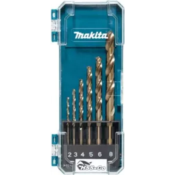 Makita D-75758 grąžtų rinkinys HSS-Co 6 dalys (D-75758)