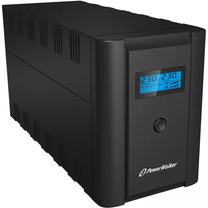 PowerWalker VI 2200 LCD/IEC nepertraukiamo maitinimo šaltinis (UPS) Line-Interactive 2,2 kVA 1200 W 6 kintamosios srovės lizdų