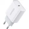 “Ugreen” USB maitinimo tiekimas 3.0, greitas įkrovimas 4.0+, 20 W, 3 A tinklo įkroviklis (baltas)