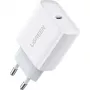 “Ugreen” USB maitinimo tiekimas 3.0, greitas įkrovimas 4.0+, 20 W, 3 A tinklo įkroviklis (baltas)