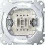 Mygtukinis jungiklis Merten MEG3154-0000, 1P, metalinis, 250 V kintamoji srovė, 10 A