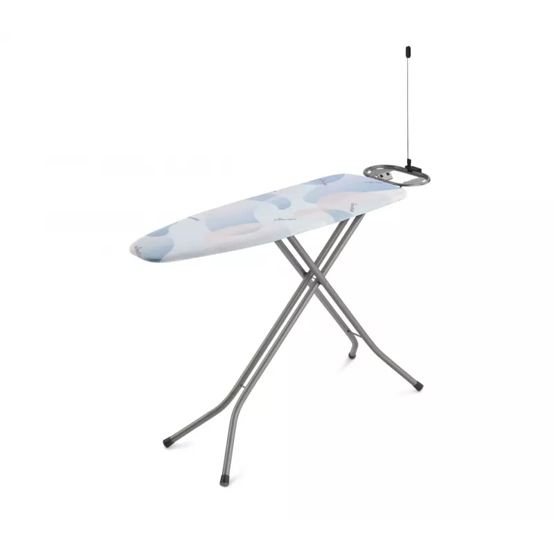 Viso dydžio lyginimo lenta VILEDA Bravo Plus 143032 — reguliuojamas aukštis 80–97 cm, lenta 380×1200 mm, plieninio tinklelio viršus