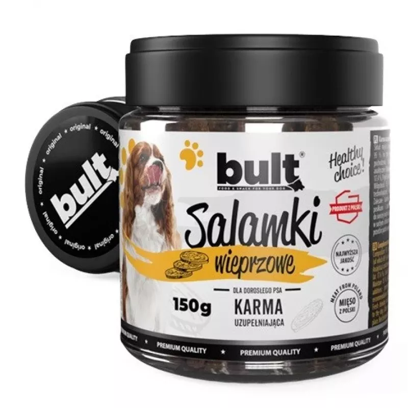 BULT Pork salametti – šunų skanėstas – 150 g