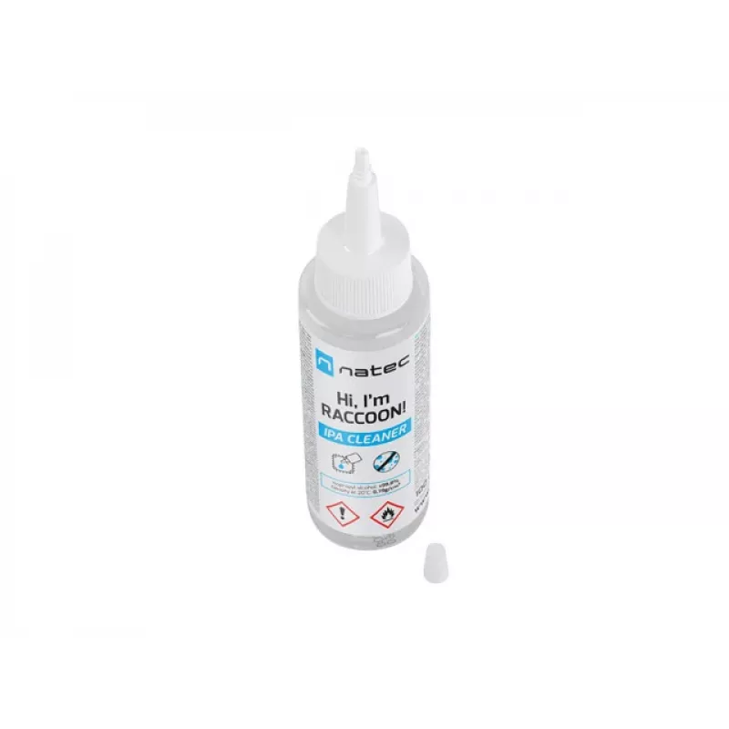 Isopropyl Alcohol Cleaner NATEC Racoon 100 ml — elektronikos ir paviršių valiklis
