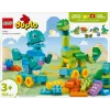Konstrukcinis žaislas LEGO DUPLO 10451 Dinozaurai ant ratų, „3 viename“ rinkinys, 108 dalys, amžius 3+, aukštis 220 mm
