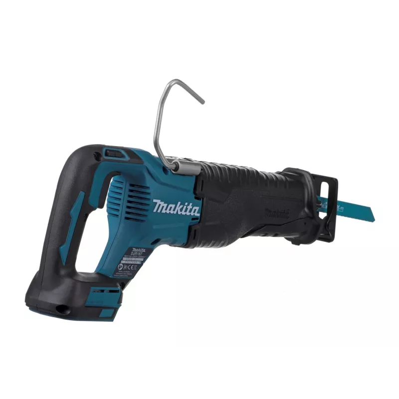 Slydimo pjūklas Makita DJR187Z, 18 V Li-Ion, eiga 32 mm, eigos dažnis 2300–3000 smūgių/min., pjovimo gylis medyje 255 mm, metale 130 mm