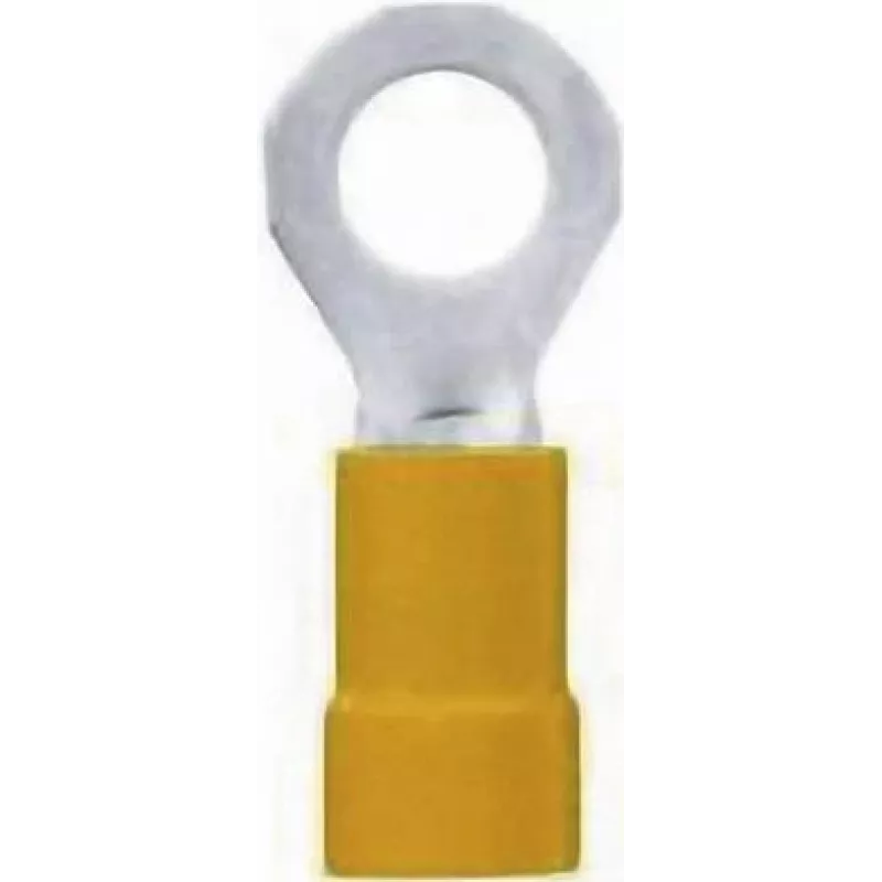 LappKabel žiedinis kabelio antgalis skerspjūvis (maks.)=6 mm² dalinai izoliuotas geltonas 63104360 50 vnt. (63104360)