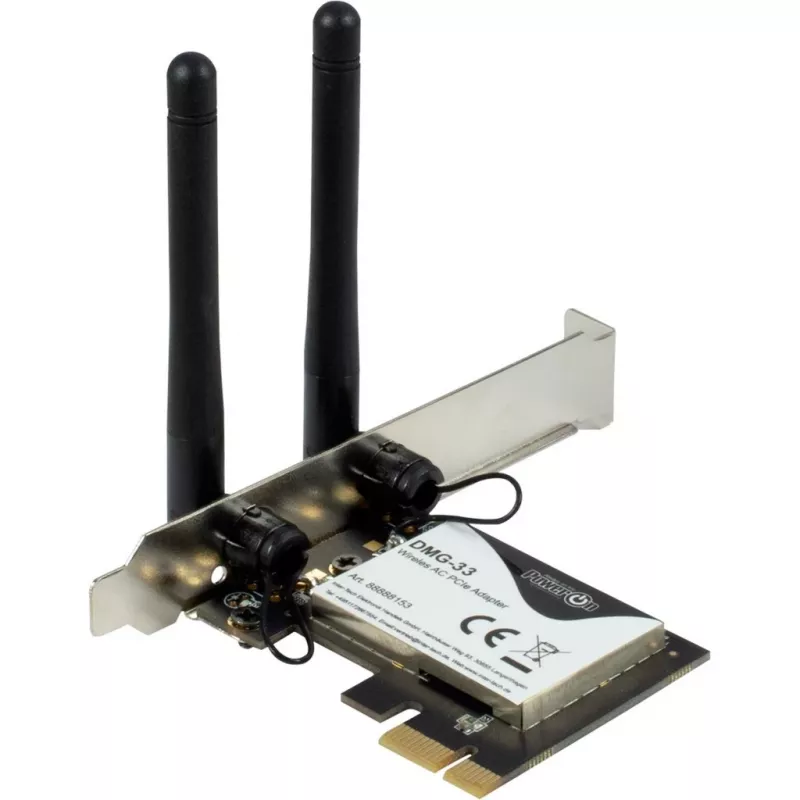 Vidinė WLAN kortelė Inter-Tech DMG-33 1300 Mbit/s