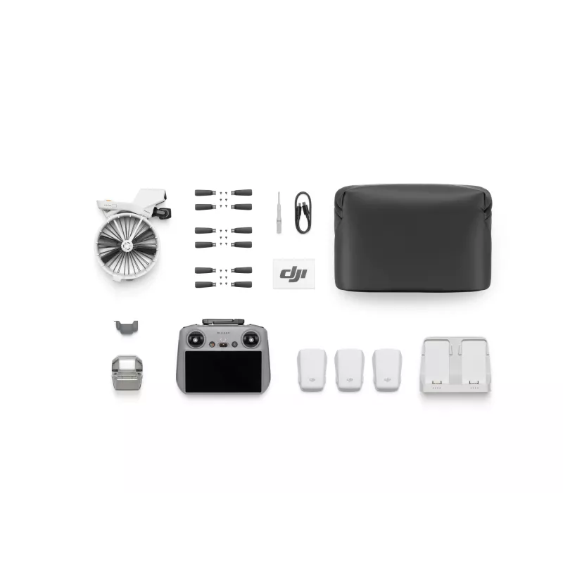 Kvadrokopteris DJI Flip Fly More Combo RC 2 — 4 rotoriai, 48 MP kamera, 3840×2160, maks. greitis 16 m/s, veikimo nuotolis 14000 m