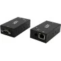 Nuoseklusis įrenginių serveris Exsys EX-6111-2POE Ethernet į 1×RS-232 su PoE ir 5V/4A maitinimo šaltiniu