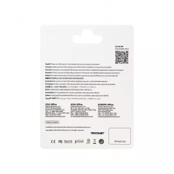 MicroSDXC atminties kortelė PATRIOT 512GB V30 U3 Class 10, skaitymo greitis 90 MB/s, rašymo greitis 80 MB/s, su rašymo apsaugos jungikliu