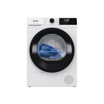 Gorenje džiovyklė | D2HNE7E | Energijos efektyvumo klasė E | Pakrovimas iš priekio | 7 kg | Šilumos siurblys | LED | Gylis 51 cm | Balta