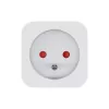 Išmanusis lizdas SAVIO AS-01 16A Wi‑Fi 2.4 GHz, E/F tipo kištukas, 220–240 V, 3680 W, baltas