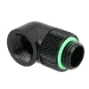 Barrow Adapteris 90 laipsnių G1/4 AG į G1/4 IG - Sukamas, juodas (TWT90-v2.5 b)