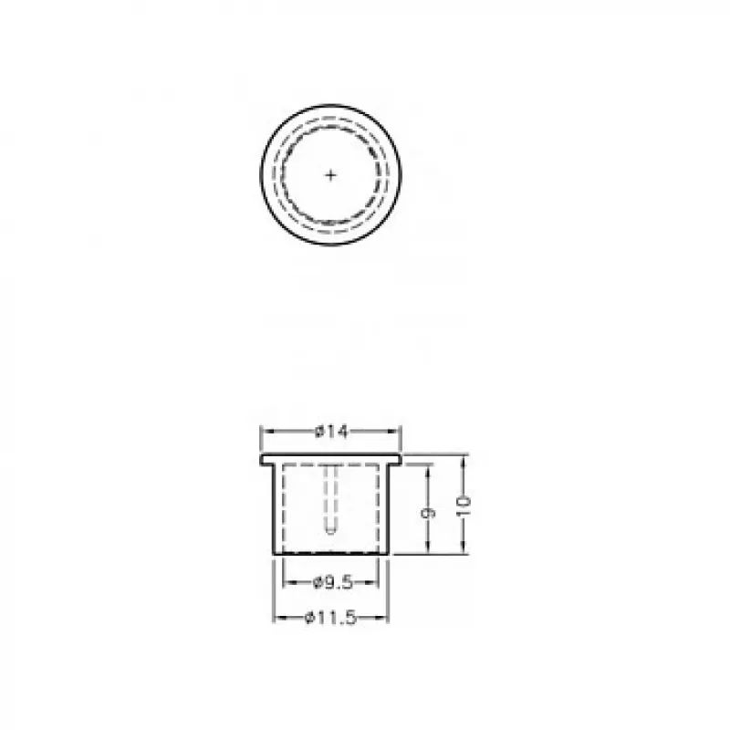 Apsauginis lizdo dangtelis F lizdui DeLOCK 60165