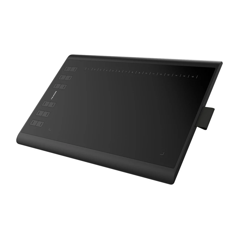 Grafinė planšetė HUION H1060P — 250 x 160 mm darbo sritis, 5080 lpi, 8192 slėgio lygių, USB