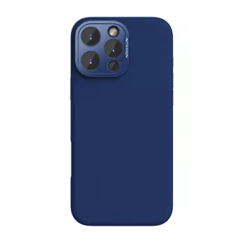Apsauginis magnetinis dėklas Nillkin LensWing, skirtas Apple iPhone 16 Pro Max — mėlynas, suderinamas su MagSafe, pakeltas kameros kraštas