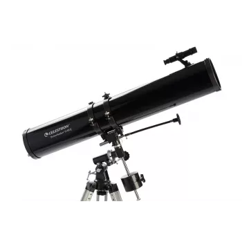 Celestron PowerSeeker 114EQ refraktorius 45x, juodas