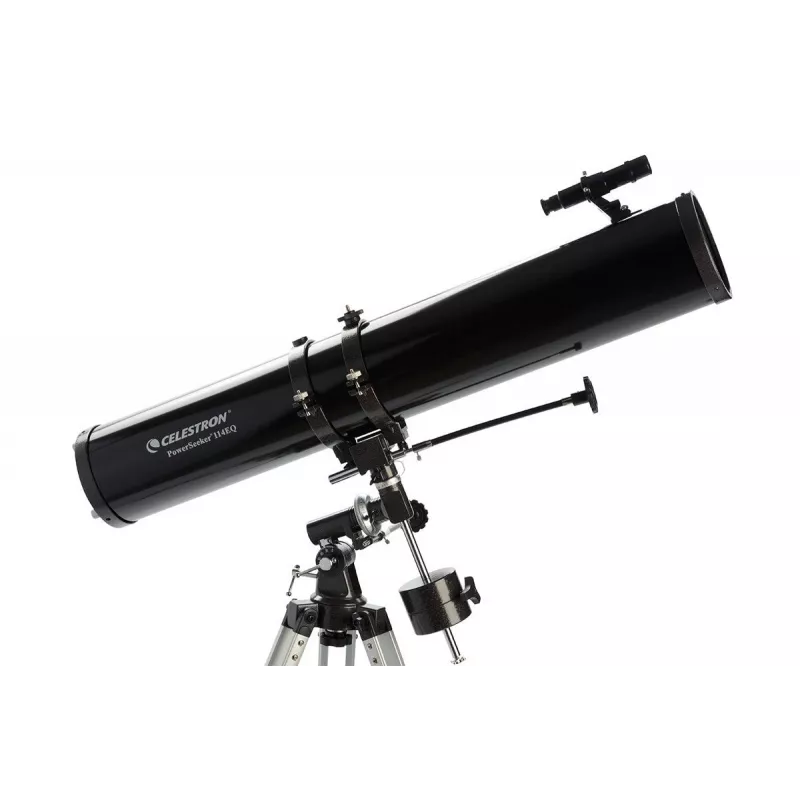 Celestron PowerSeeker 114EQ refraktorius 45x, juodas