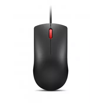 Laidinė USB-A pelė Lenovo 120 — juoda, abiem rankoms tinkama, 1600 DPI, 3 mygtukai, 1,5 m laidas