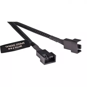 Kabelio ilgintuvas Alphacool 18674 Plastikinis Juodas 300 mm