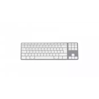 Klaviatūra Matias FK408BTS-UK Bluetooth Tenkeyless aliuminio Sidabrinė — UK išdėstymas