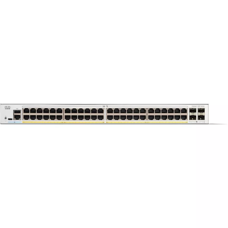 Valdomas komutatorius Cisco Catalyst 1300-48FP-4X 48 prievadų GE Full PoE 4x10GE SFP+