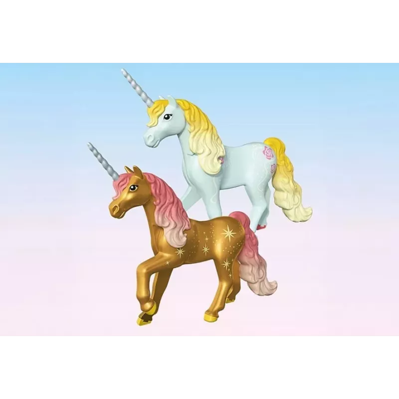 Figūrų rinkinys Princess Magic 71838 Jaukus fėjų namelis ir auksinis vienaragis