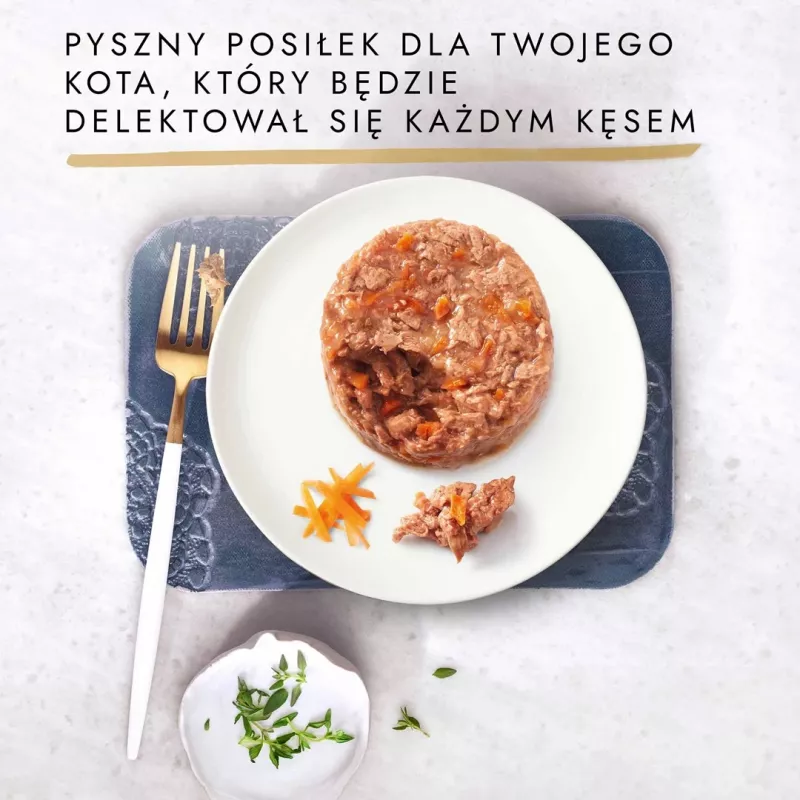 GOURMET GOLD - Sotusis pyragėlis su vištiena ir morka 85g