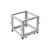 Stovas 19 inch 9U 600x600–1100 reguliuojamas pilkas