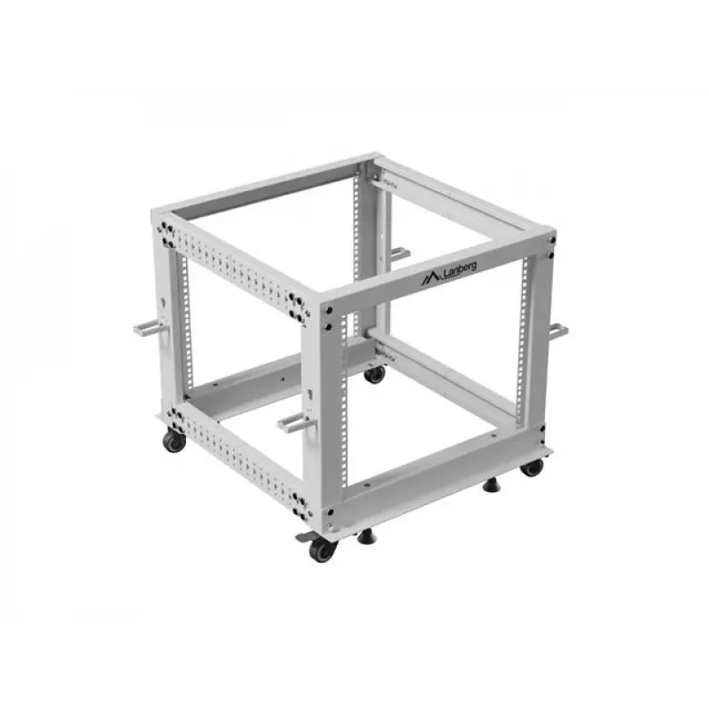 Stovas 19 inch 9U 600x600–1100 reguliuojamas pilkas