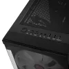 SILENOS PRO juoda versija su ARGB ventiliatoriumi grūdintas stiklas