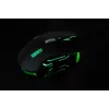 Laidinis optinis pelė IBOX Aurora A-1 — dešiniarankiams, 6 mygtukai, 2400 DPI, USB Type-A, LED apšvietimas, 1,8 m laidas