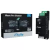 Užuolaidų valdiklis Shelly Wave Pro Shutter, juodas, plastikinis korpusas, 110–240 V kintamoji srovė, 50–60 Hz, 0.3 W, 19×69×94 mm