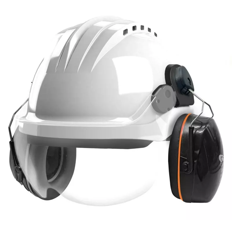 Apsauginis šalmas CURRO-VISOR baltas reguliuojamo dydžio lengvas modelis 1048125