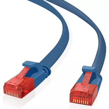 Pataisos kabelis Helos Ultra Slim RJ-45 m–m 7,5 m UTP Cat 6 Flat
