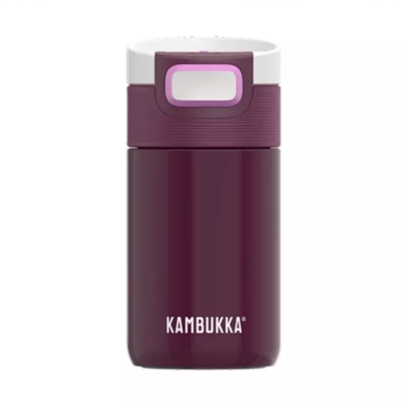 Šiluminis puodelis Kambukka Etna 300 ml — 18/10 nerūdijantis plienas, vakuuminė izoliacija, nepralaidus purslams, Snapclean dangtelis