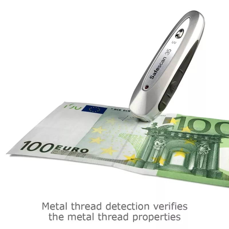 Safescan 35 nešiojamasis padirbtų pinigų detektorius 28036J
