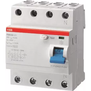 ABB STOTZ-KONTAKT ABB 2CSF204201R3400 grandinės pertraukiklis su nuotėkio srovės apsauga (2CSF204201R3400)